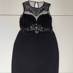 Tobi  black mesh top dress small Photo 0
