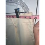 Loft NWT  Women's Pleated Dress Pants Yellow Size 16‎ Straight Leg Casual Photo 5