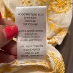 California Moon Rise Tie Front Crochet Blouse White Size M Photo 8