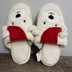 Polar Bear Women’s Holiday Christmas Memory Foam Slippers Size 9 Photo 0