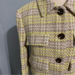 ZARA  Bloggers Fav Luxury Cropped Textured Lapel Collar Long Sleeves Size M Photo 6