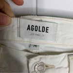 AGOLDE ‎ distressed white jeans size 26 Photo 3