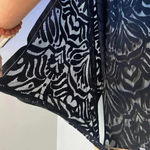 Moss Rose Black Mesh Boho Tassel Kimono One‎ Size Fringe Western Whimsigoth Maxi Photo 1