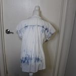 Rock & Republic Studded Blue & White Tie-Dye Loose Buttoned Shirt - Size Large Photo 14