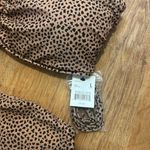 A pea in the pod NWT Maternity Cheetah Convertible Two Piece Swimsuit Size L Photo 1