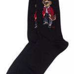 Ralph Lauren NWT  Polo Bear Plaid Bear Cotton-Blend Crew Socks Photo 0