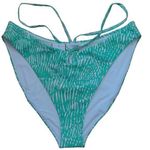 Jonathan Simkhai Alfani Abstract Print Bikini Bottom Kelly Abstract L New Green Size L Photo 0