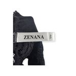 Zenana Lace Cropped Bralette Tank Top S / M Black Photo 2