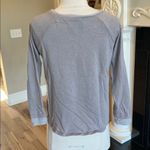 Jessica Simpson  Gray and Cream Lace Long Sleeve Top Photo 3