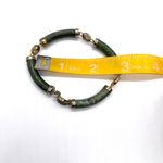Chinese Longevity Nephrite Jade Bracelet Green Photo 4