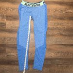 Muscle Nation  Seamless Women’s Medium Blue Leggings Photo 1