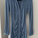 Bardot  Blue Long Sleeve Dress Photo 0