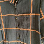 Sonoma  Goods for Life Women’s Everyday Button‎ Down Plaid Long Sleeve Shirt XL Photo 2