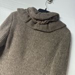 Cannella Coat Women XXL Brown Lana Wool Blend Button Front Long Detail Collared Photo 8