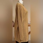 Adrian JordanVintage Gold Shimmer Lace Knitted Sweater Blouse Sz 2X Photo 4
