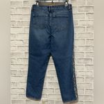 Knox Rose Women’s medium wash jeans high rise Aztec embroidered side- size 4 Photo 1