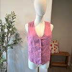 Madewell  Single Breasted Linen Vest New! Photo 6