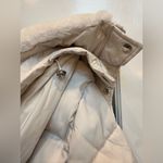 Calvin Klein  Cream Winter Heavyweight Hooded Puffer Jacket Women’s Size L NWOT Photo 7