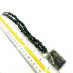 Moss agate sterling silver pendant necklace Green Photo 5