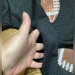 Sequin Football Dress. Size Medium Black Photo 7