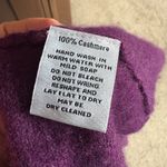 Claudia Nichole Cashmere Sweater Purple Cardigan Open Front Small Photo 4