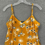 Modcloth On Cloud Nineties Shift Dress Floral Yellow Women's Small Photo 1