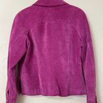Live a Little  Purplish Leather‎ Jacket size medium Photo 1