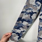 Members Mark Long Sleeve Cozy Top Blue Camouflage Camo Knit Tee NWT Medium M Photo 1