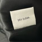 Talbots ‎ Petites Black Sleeveless Satin Dress Size 8P Square Neck Photo 4