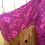 EXPRESS  cardigan floral print maroon sheer one size summer dressy western Photo 1