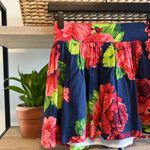 Abercrombie & Fitch Rose Floral Watercolor Mini Flutter Skirt w/Pockets, S Photo 1