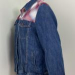 Gap X Pendleton icon denim jean jacket with plaid detail ladies medium Photo 5