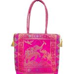 Nirvana Handicraft Silk Hand Bag/Shoulder/Tote Bag For Ladies/Girls Photo 0