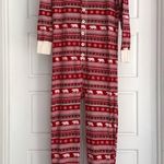 Little Blue House by Hatley Fair Isle Bear Adult Union Suit Photo 2