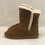 Minnetonka Chestnut Suede Winter Boots Faux Shearling Lining 85711 Womens Size 9 Photo 2