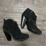 Frye Madeline Short Black Suede Leather Southwestern Heeled Ankle Bootie, sz 9 Photo 15