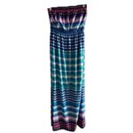 Great Northwest Indigo Striped‎ Strapless Maxi Dress Medium Purple Photo 2