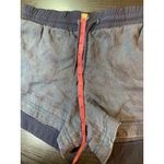 Athleta Linen Beachside Bali Shorts Women's 8Blue Faded Camo 3" 211109 Pull On Photo 10