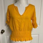 Frye NWT Golden Peasant Blouse Size Small Photo 0
