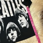 The Beatles black/white crop top sz small Black Photo 4