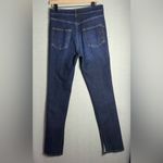 Pilcro Anthropologie Women's The Split Straight Leg Dark Wash Boot Cut Jeans 29 Blue Photo 1