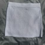 Noisy May š©¶ NWT Small Grey Gray Silver Tinsel Thread Sweater Mini Skirt $24.97 š©¶ Photo 2
