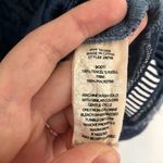 Soft Surroundings  Dark Wash Denim Chambray Aztec Boho Off the Shoulder Tunic Top Photo 7