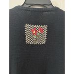 Y2k 90s Shabby Chic Bechamel Women’s M Ramie Blended Embroidered Floral Deadstoc Size M Photo 3