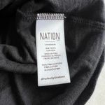 Nation Ltd  Womens Top Small Black V Neck 3/4 Sleeve Ruffle Cuff‎ Blouse Photo 5