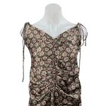 Bishop and Young NEW  Adria Multicolor Floral Ruched Sleeveless Cami Tank Dress M Photo 1