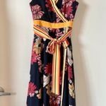 Modcloth x Liza Luxe Floral Wrap Midi Dress Size XS Photo 2