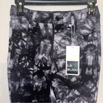 Labijou  ruffles ruched pants black and white, size small Photo 1