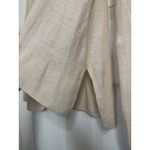 Magaschoni NWT  100% Linen Peach Long Sleeve Top Oversized Medium Casual Comfy Photo 4