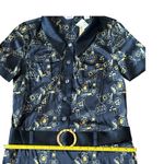 Original Penguin  Black and Gold Graphic Mini Dress Photo 6